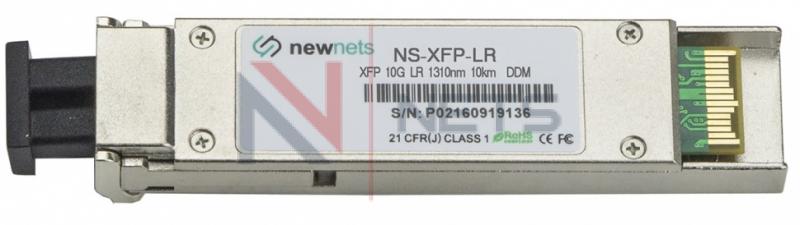 Оптический трансивер NS-XFP-10G-LR10D, дальность до 10km, длина волны 1310nm, LC, DDM
