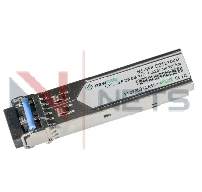 Оптический трансивер NS-SFP 1,25G DWDM, 21 канал, длина волны 1560.61nm, 160km (36dB), LC, DDM