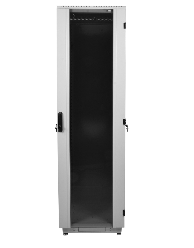 ШТК-М-42.6.10-1ААА Шкаф телекоммуникационный напольный 42U (600 × 1000) дверь стекло