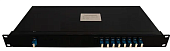 Оптический мультиплексор CWDM 1x8 длины волн 1470-1610нм, (LC/UPC), COM (SC/UPC) Rack+EXP