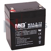 АКБ MNB MS12-5, 12В, 4,5А/ч, клеммы F1