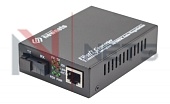 Медиаконвертер NewNets компактный 10/100-Base-T/100Base-FX, Tx/Rx: 1550/1310нм B, LFP
